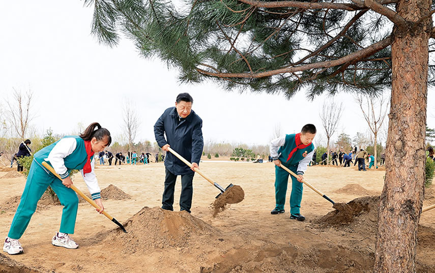 習(xí)近平：努力建設(shè)人與自然和諧共生的現(xiàn)代化